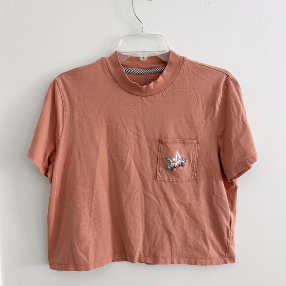 ๐ EUC๐ Volcom Pocket Dial T-shirt Crop Top Shirt retro organic cotton tee - Picture 7 of 11